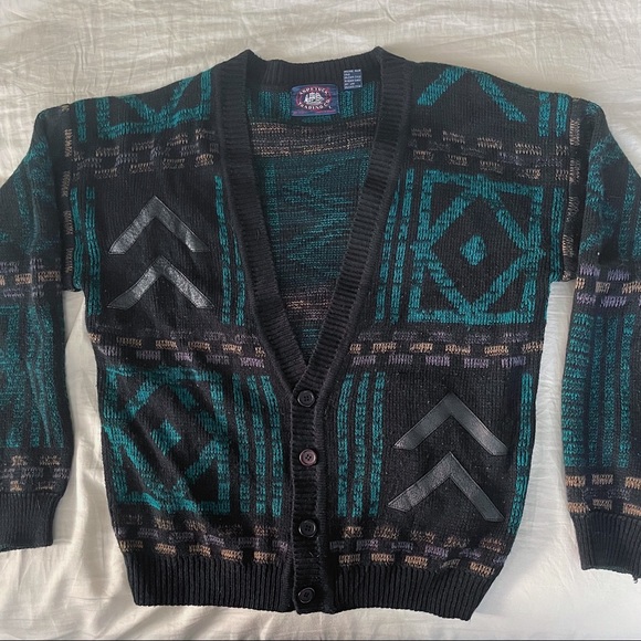 VINTAGE 80s CARDIGAN - Picture 5 of 5